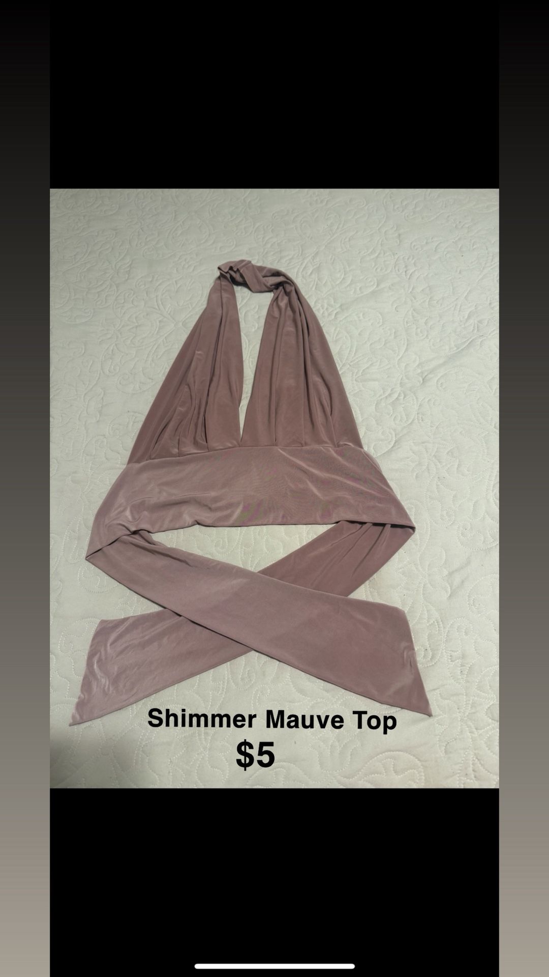 Shimmer Halter Top