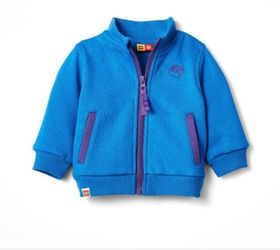 Baby Brick Embroidered Track Zip-Up Sweatshirt - LEGO® Collection x Target Blue 6-9M