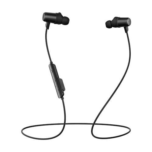 SoundPEATS Neckband Bluetooth Headphones, Wireless Earbuds, IPX5 Sweatproof Sports Magnetic Earphones, Immersive Bass, 17 Hours Playtime, Built in Mic