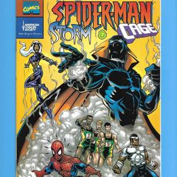 Spider-Man, Storm, Luke Cage - Smokescreen 1998