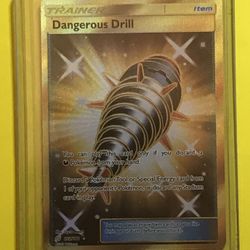 Dangerous Drill 192/181 Secret Rare Pokemon TCG Team Up Near Mint