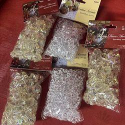 New Crystals Gems Wedding Craft Supplies Home Decor Bundle 