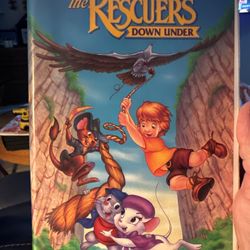 Walt Disney The Rescuers Down Under #1142 VHS Black Diamond Classic Series