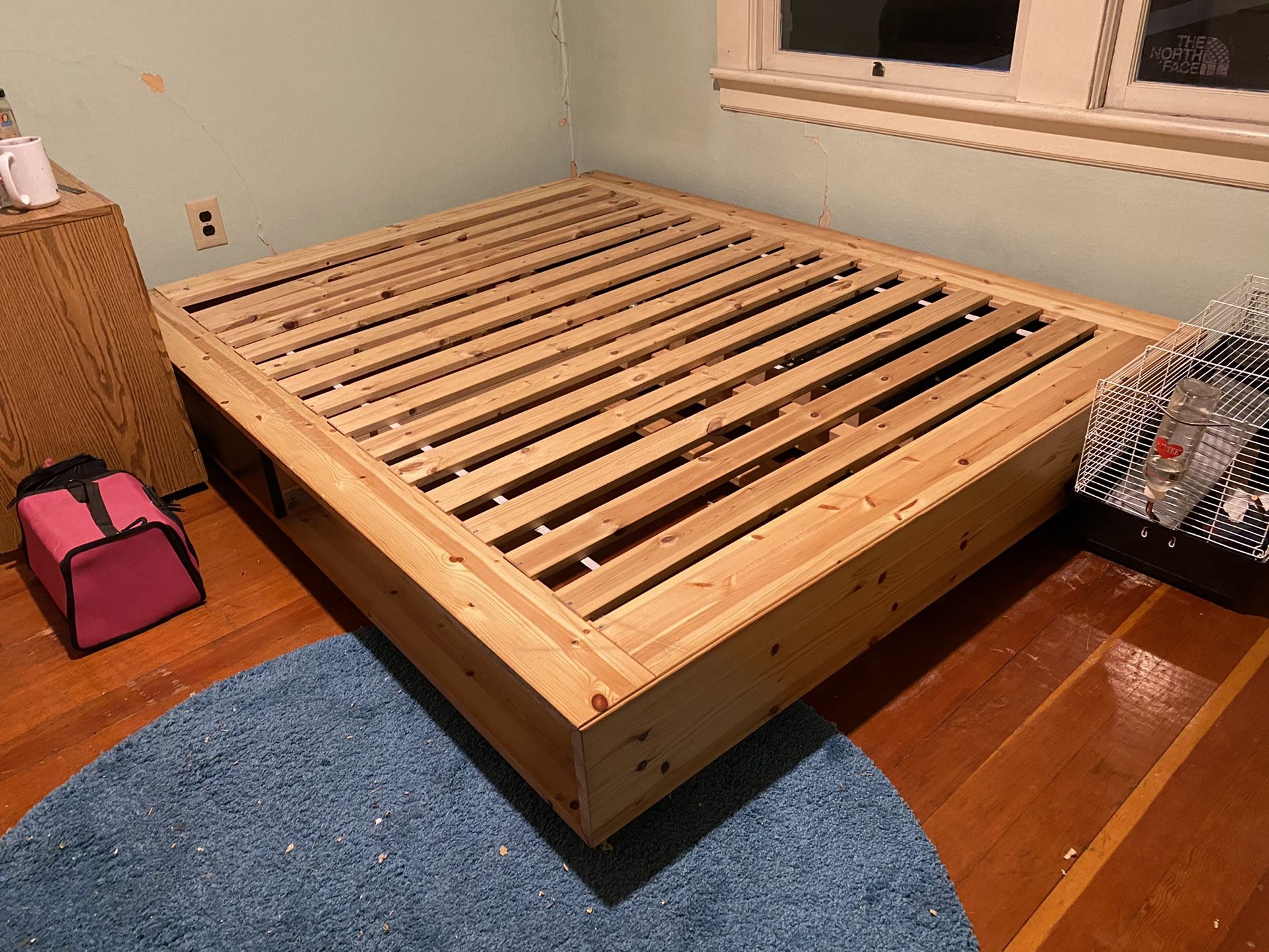 IKEA Platform MANDAL Bed Frame, Black