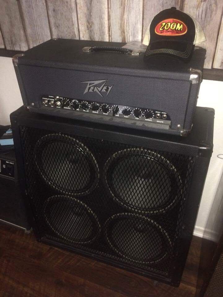 Peavey Classic 50 black tweed head w/ Peavey MS 412 Sheffield loaded Cab