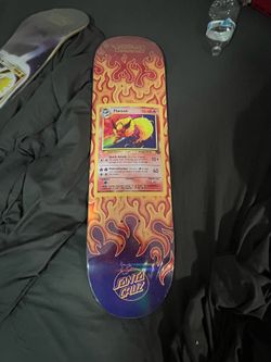 pokemon santa cruz skate deck flareon