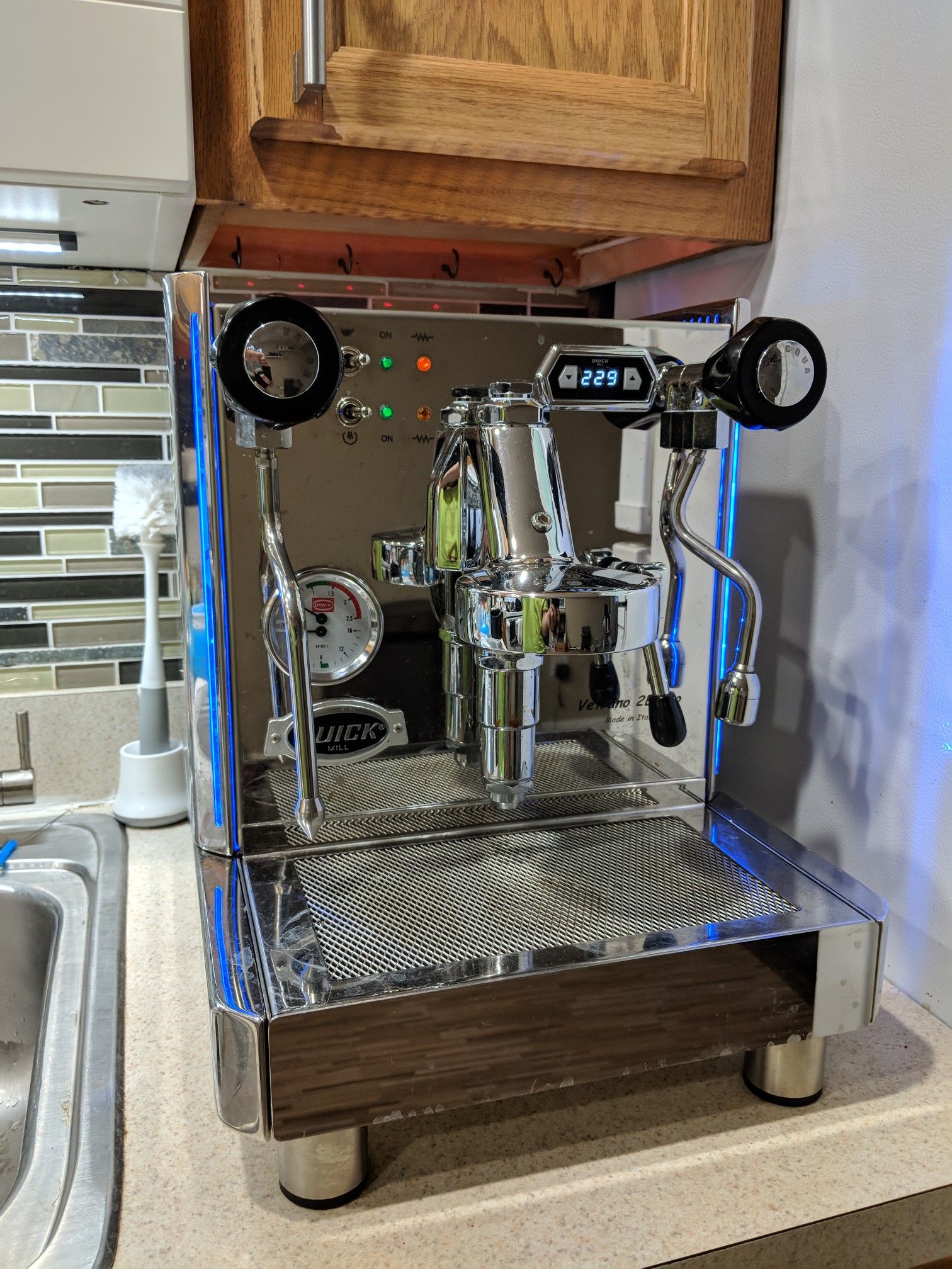 Vetrano 2B Evo Espresso Machine By Quick Mill