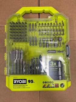 Ryobi Drill & Impact 95 piece Set - New