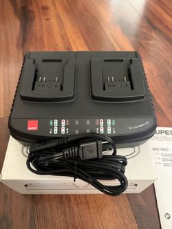 RUPES dual battery charger 18V