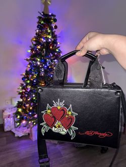 Ed Hardy Blind Red Heart Purse