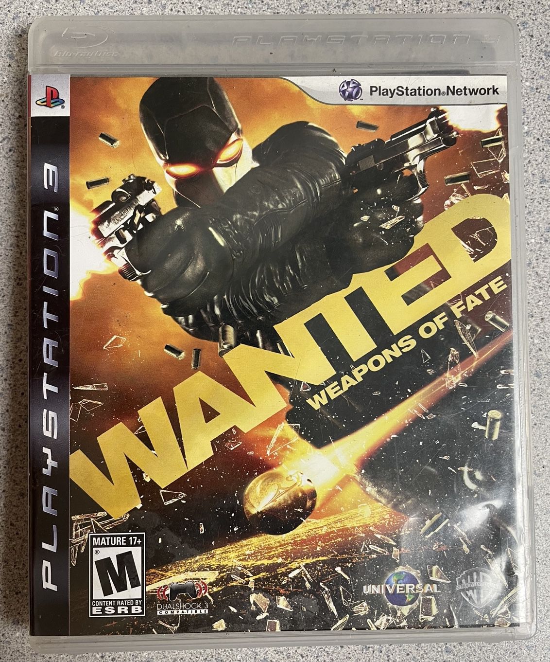 Wanted Weapons of Fate Playstation 3 PS3 Game Like NEW