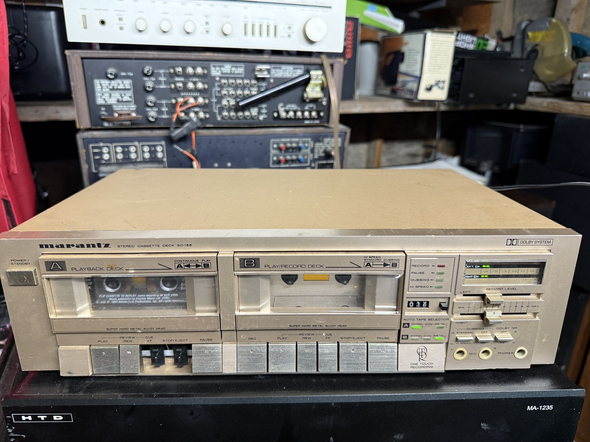 Full functional Marantz double cassette deck