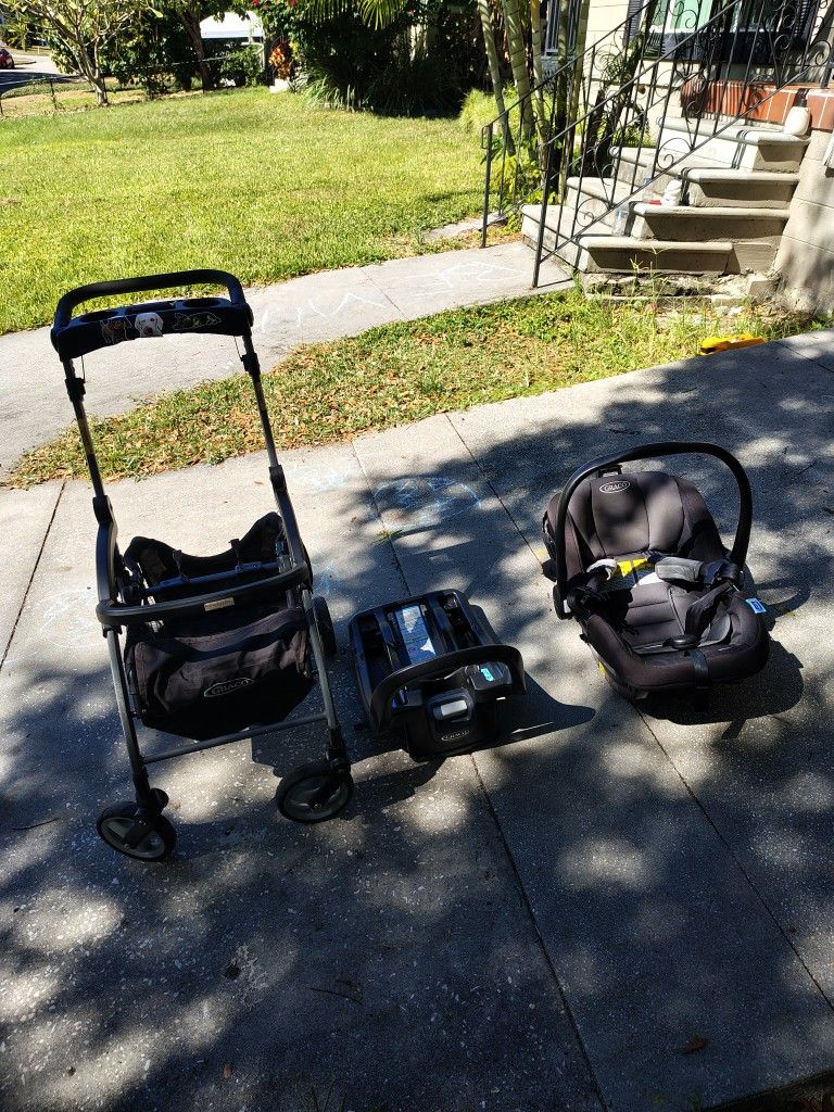 Graco Snugrider Stroller With Snugride Snugfit 35 Seat