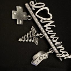 I Love Nursing Broach