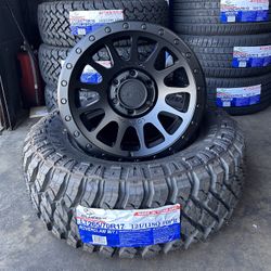 LT 265/70/17 Atlander MT And Lock Rims Toyota Tacoma 4Runner Chevy Gmc Sierra