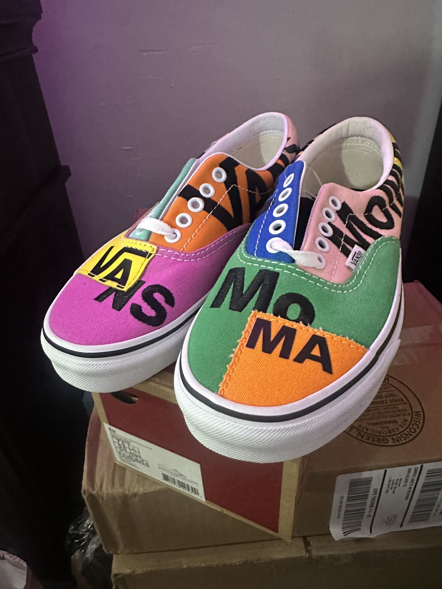 MoMa X Vans Era “Abstract Art” Size 7.5 Men / 9 Woman