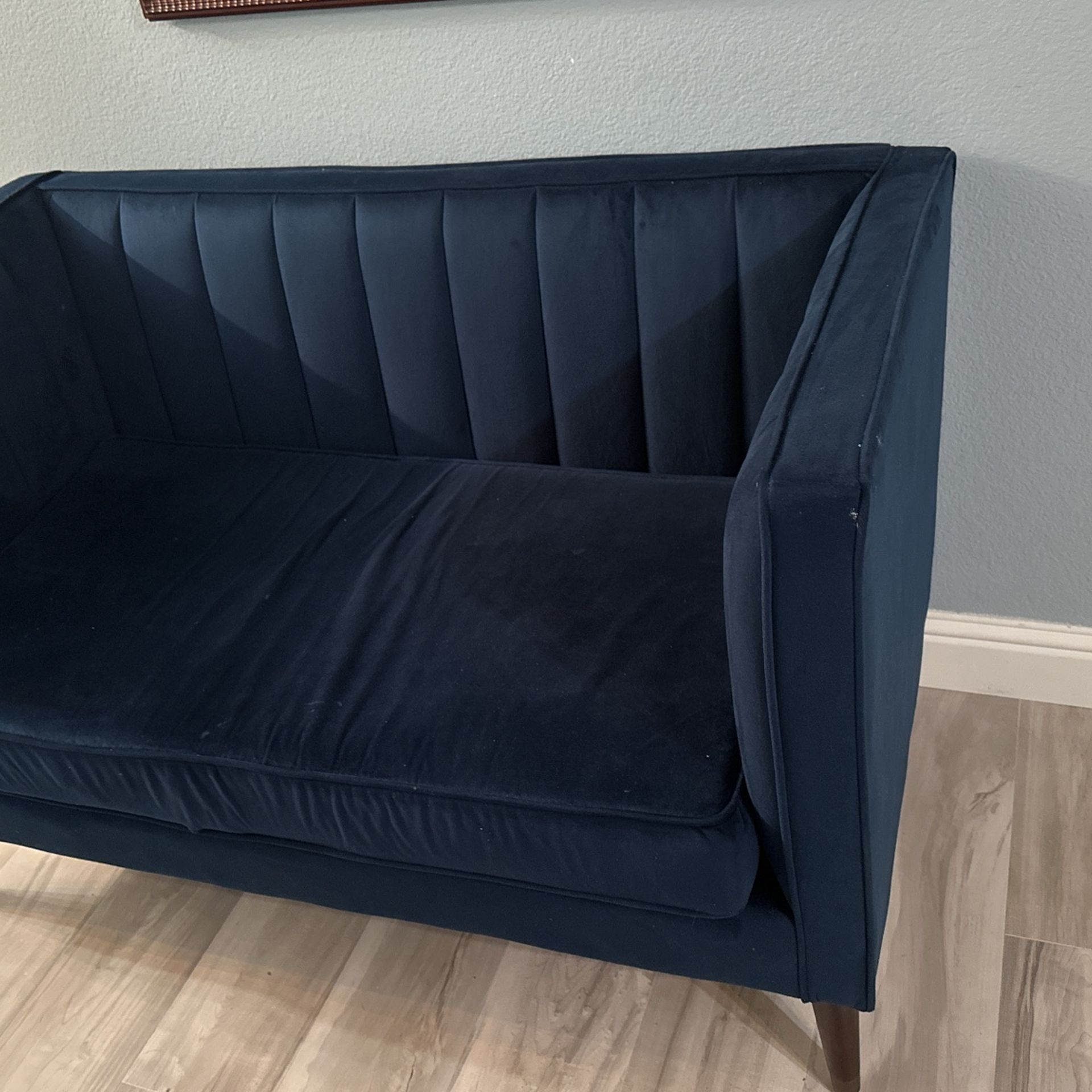 Blue sofa