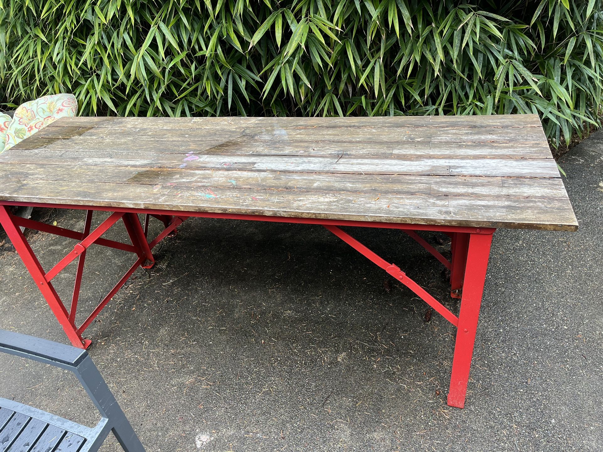 Older Outdoor Table
