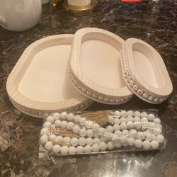 Vintage Wooden Trays