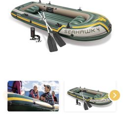 Intex Seahawk 4 Inflatable Boat 4 Person