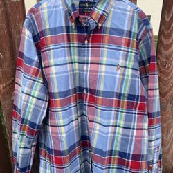 100% Authentic Polo Button Up Shirt 