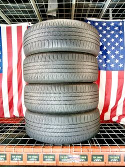 4 Used Tires Size: P235/60R18  Falken ZIEX ZE001A A/S Crossover & SUV Tire 235 60 18 Crossover/SUV Touring All-Season