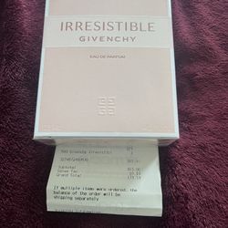 Irresistible Givenchy Perfume Brand New