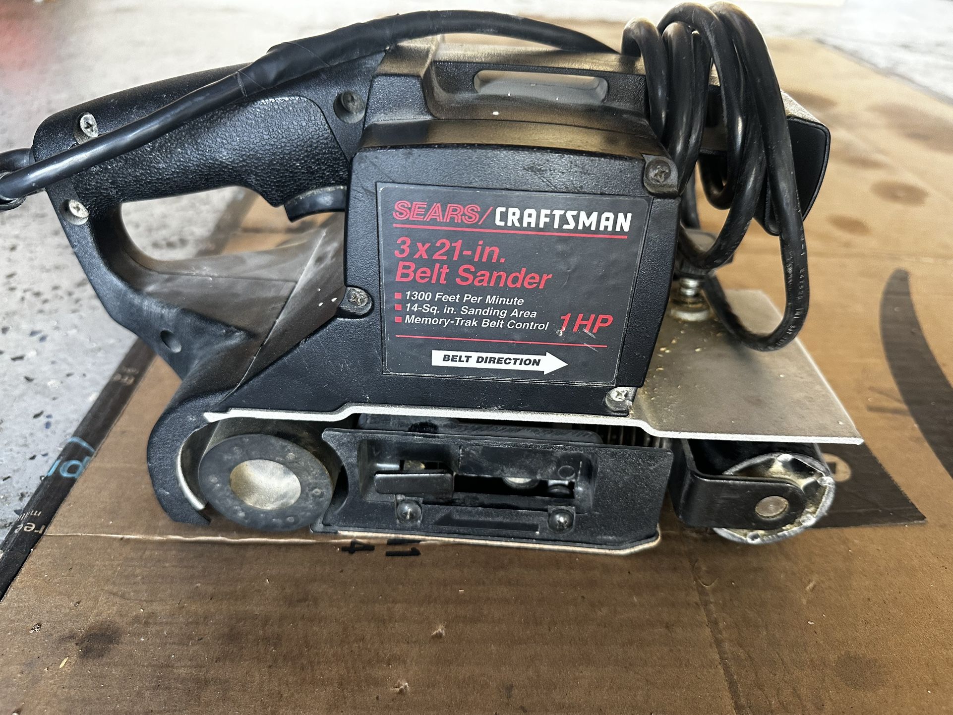 Vintage Sears / craftsman Belt Sander 