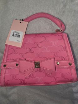 Juicy Couture Pink Monogram Crossbody Bag