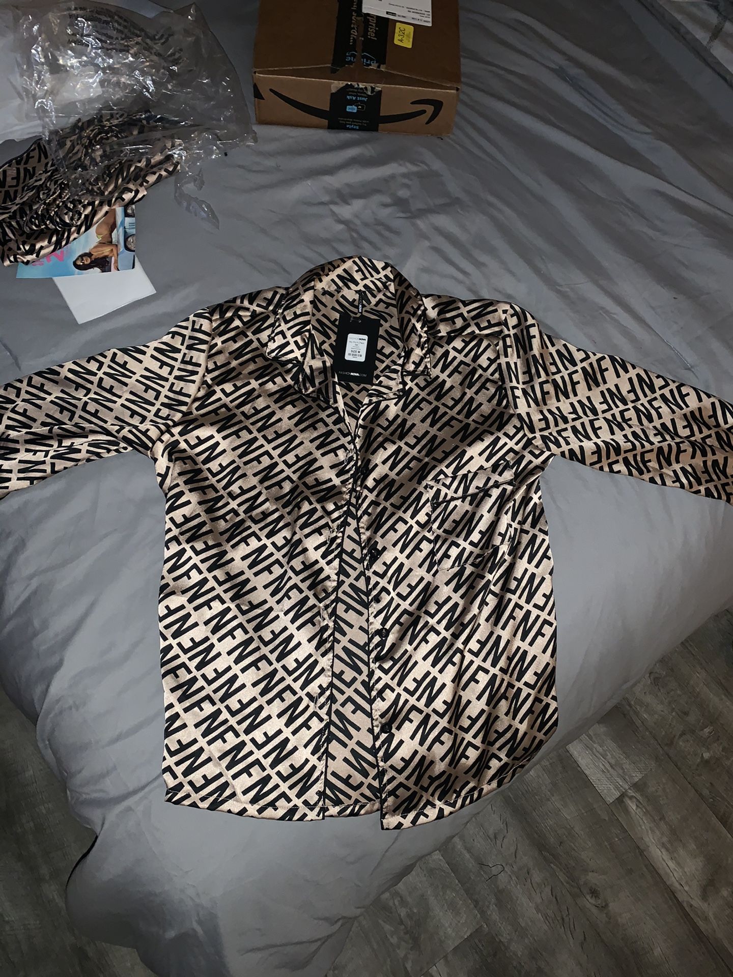 FashionNova Pajama Set (Medium)