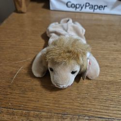 TY Beanie Babies "Roary the Lion" Large Size Mint 
