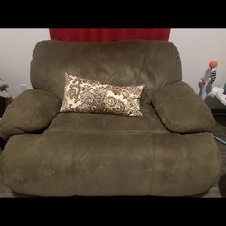 Dark Green Sway Sofas 