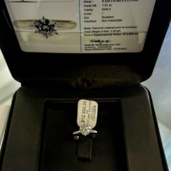 14k Engagement Ring Round Cut