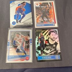 Derrick Rose Card Lot