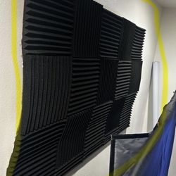 Large Acoustic Studio Podcast Recording Sound Panel