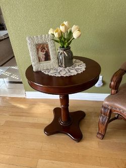 Walnut Color Small Table