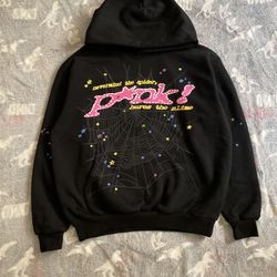 Spider Pink Hoodie 