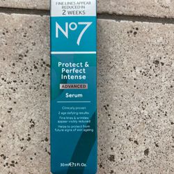 NO7 PROTECT & PERFECT INTENSE ADVANCED FACE NIGHT SERUM 