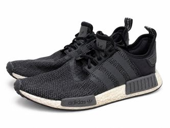 Adidas NMD_R1 Primeknit Men’s 10.5 Black Carbon White Boost B79758