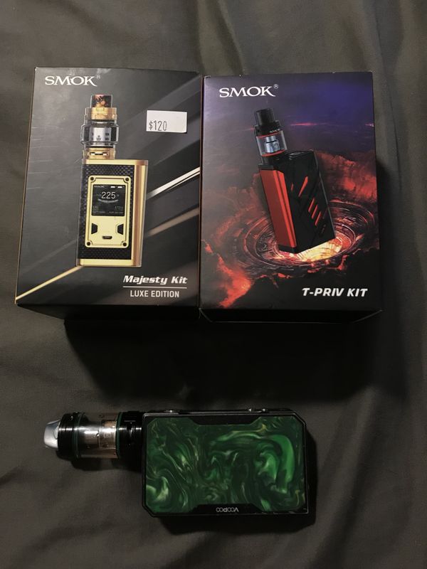*read description for prices* Tpriv kit, majesty luxe kit, voopoo drag, for Sale in Washington, PA - OfferUp