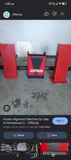 Hunter alignment machine