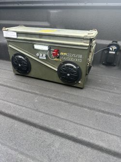 Ammo Can Boom Box + Free Laser Personalization 