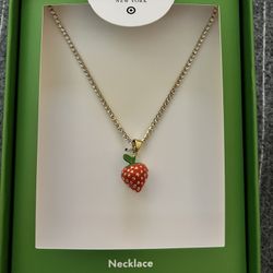Kate Spade x Target Strawberry Necklace