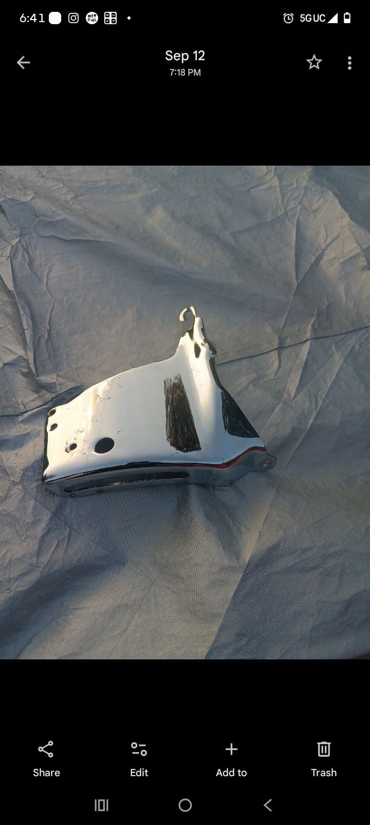 Chevrolet Chrome Alternator Bracket