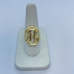 Gold Money Sign Ring New