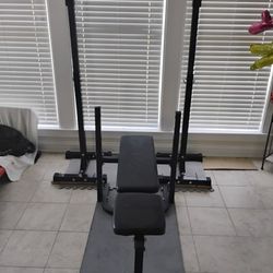 Squat And Bench Press Rack With Bench 