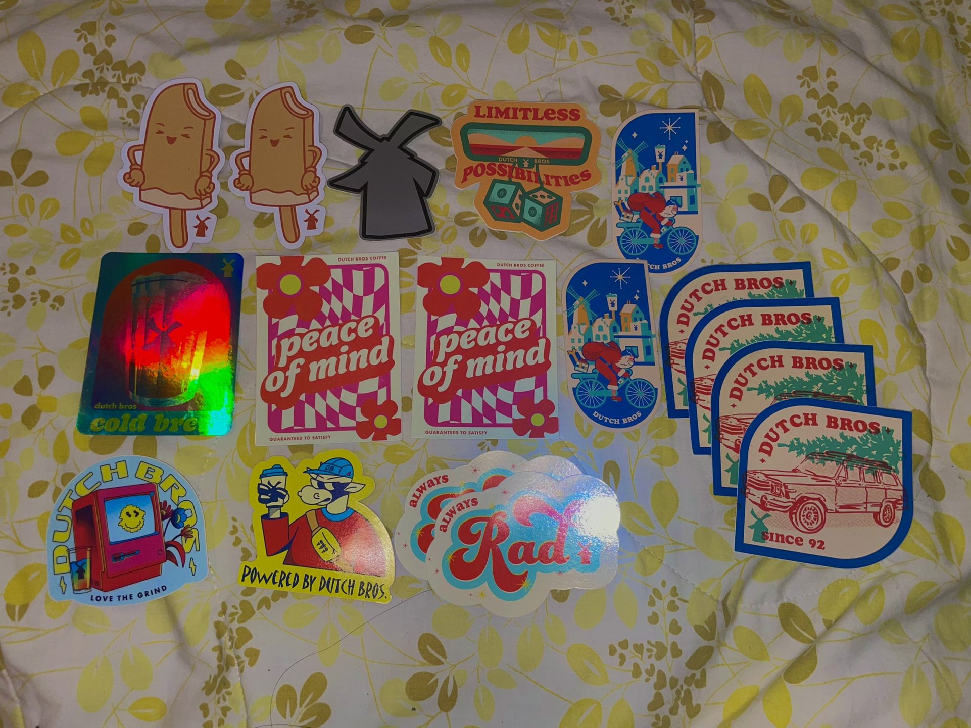 Dutch bros stickers!