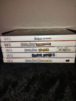 Nintendo Wii Video Game Lot $15.00 EACH