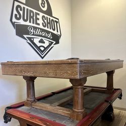 Brunswick 8 Foot Park Falls Pool Table