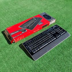 SALVAGE/FOR PARTS Microsoft Wireless2.4GHz Desktop Keyboard3000 V2.0 NO-Receiver